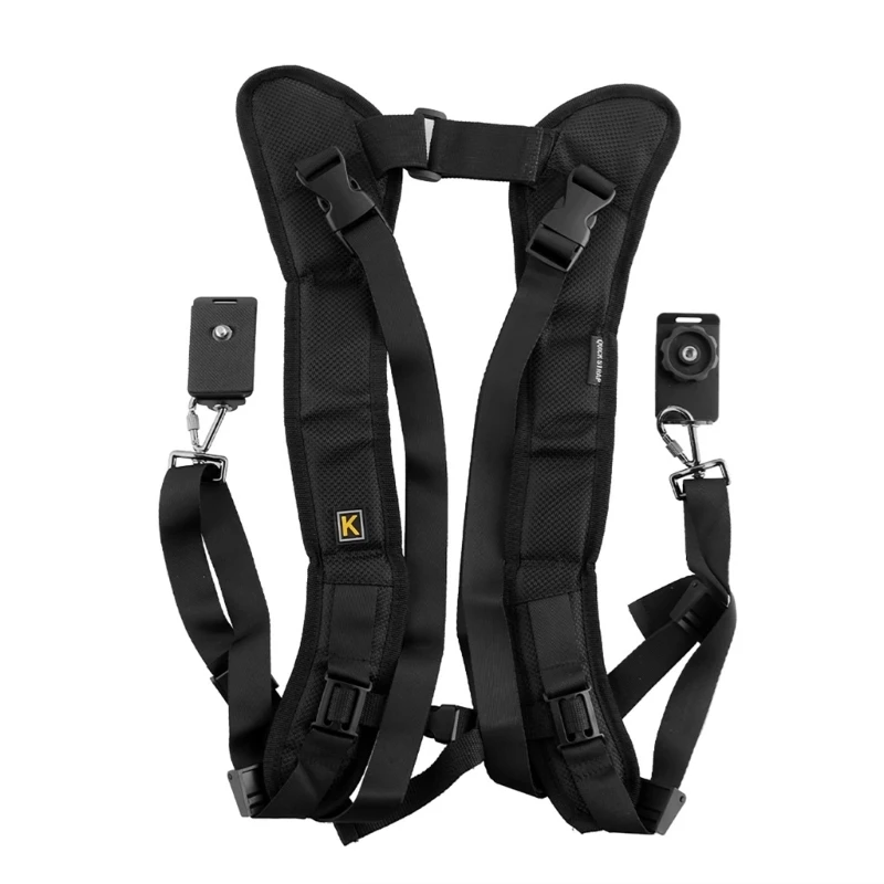 Double Dual Shoulder Camera Neck Strap Quick Release for Digital SLR DSLR Camera Drop Shipping