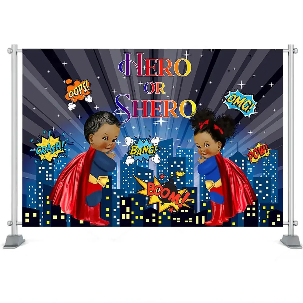 خلفية تكشف عن الجنس الخارق للأولاد أو البنات لتزيين حفلات استحمام الطفل البطل والشيرو ماذا تعتقد في خلفية استحمام الطفل