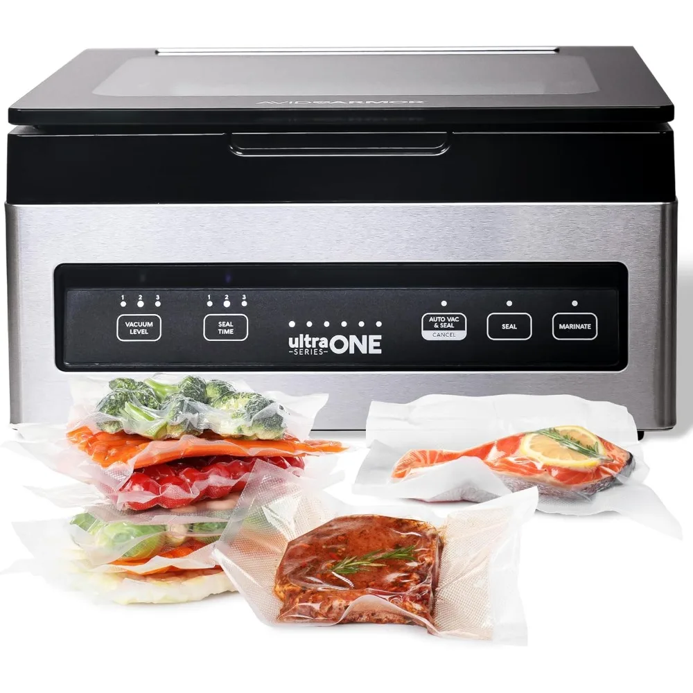 Chamber Vacuum Sealer Machine USV1 Ultra SeriesONE, Food Sealer for Wet Foods, Meat Sealers, Packing Machine