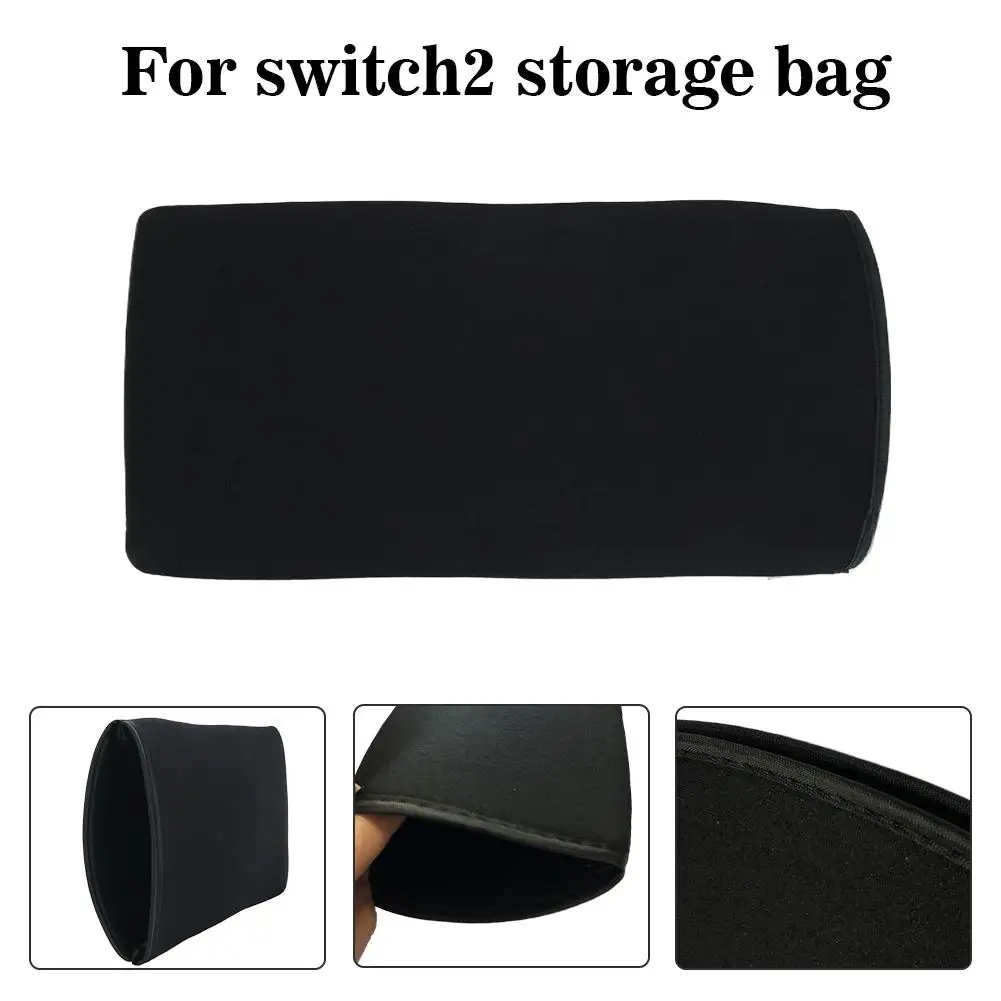 Soft Screen Protective Pouch Case Carrying Storage Bag For Switch2 Handle and Game Console Anti Scratch Storage Bag for NS2