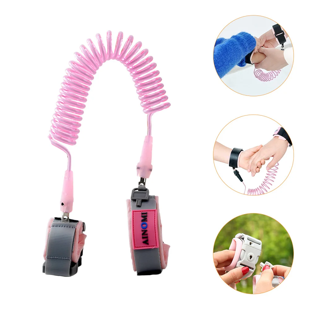 1Pcs Anti Lost Wristband Baby Safety Lock Wrist Link for Toddlers Kids Elastic Traction Rope Cotton Anti Lost Wrist Link