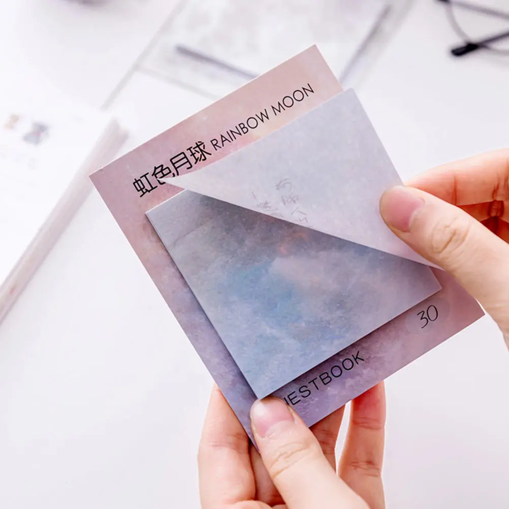 

12pcs Pad Compact Memo Pads Tearable Stickers Office Home School Supplies Writing Notepad Portable Notes Paper