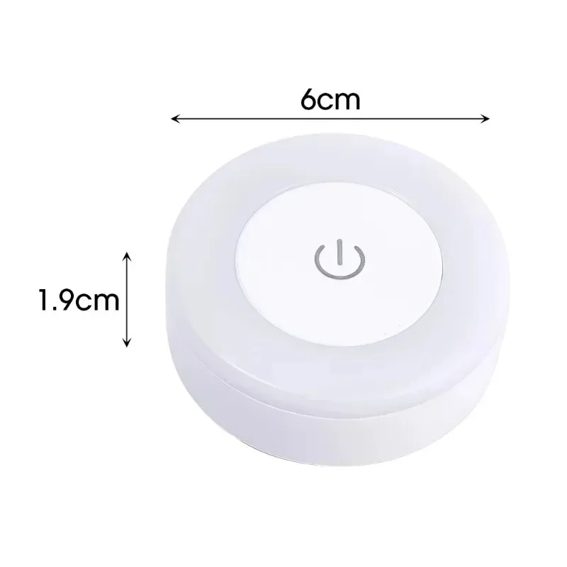 LED Touch Sensor Mini Night Lights 3 Modes Dimming USB Rechargeable Living Room Aisle Bedroom Magnetic Base Wall Lamp Portable