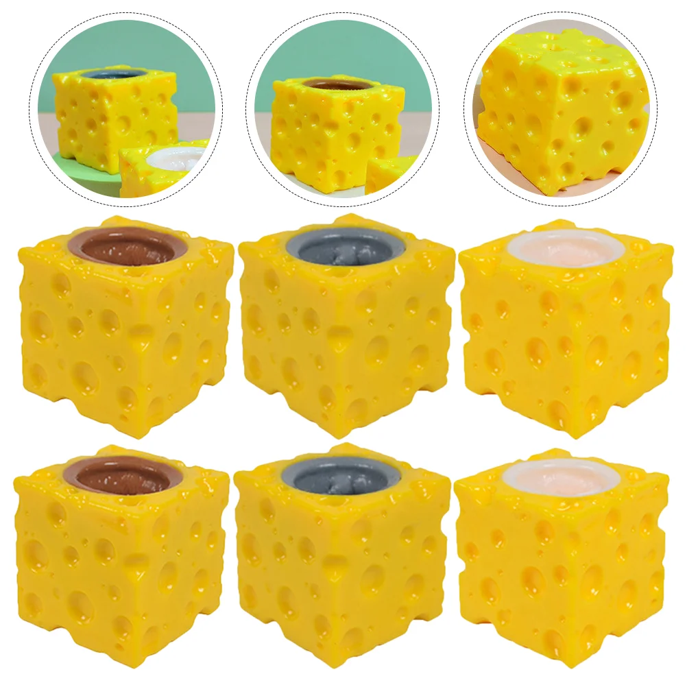 and Cheese Fidget Toy Pinch Music Cartoon Squeeze Toys Halloween Silica Gel Mouse Child