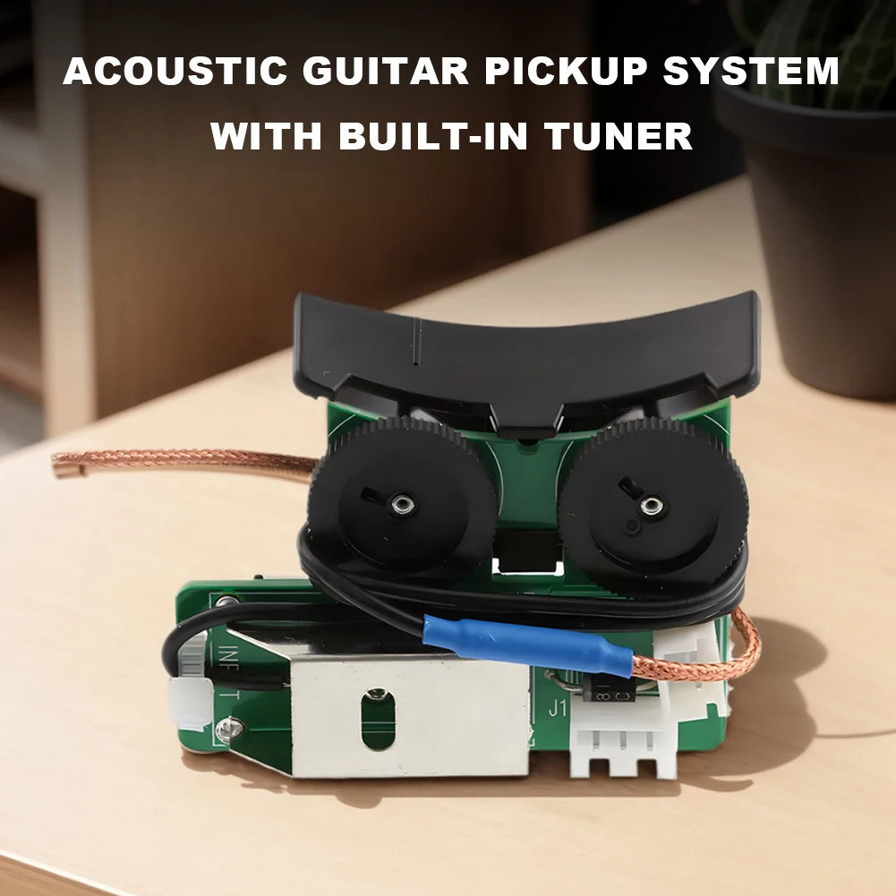 VT1 Acoustic Guitar Pickup System Tail Nail Pickup Pickup Equalizer System for VT1 Classical Ukulele Acoustic Guitar