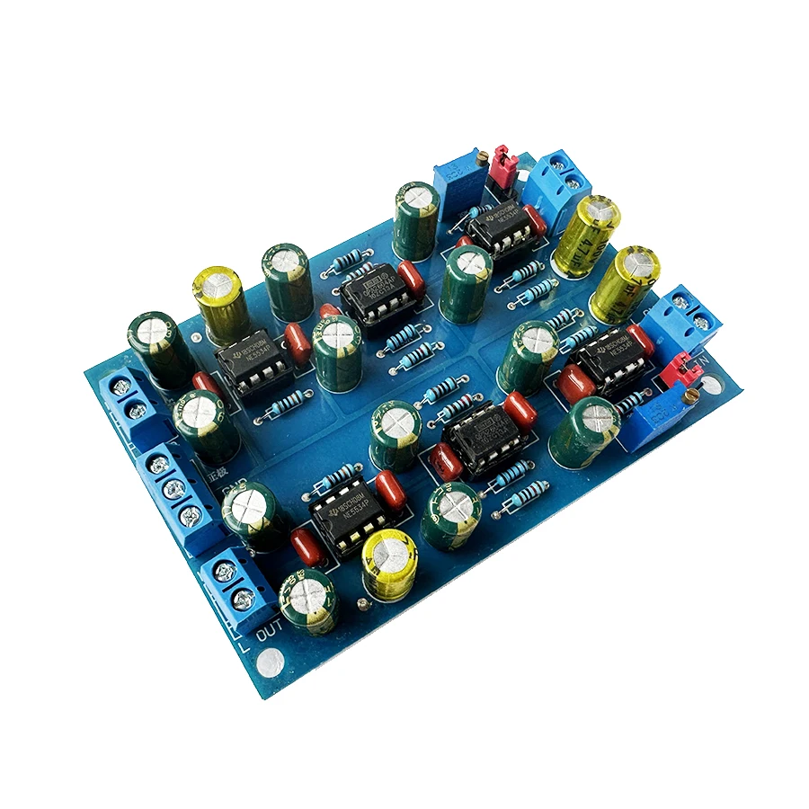 HIFI Class A Power Amplifier OPA2604+NE5534 OP AMP Preamp Tone Board Refer To MBL6010 DC12V-15V