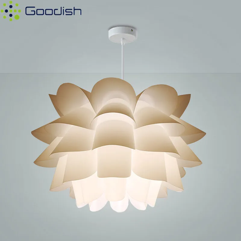 

Современные подвесные светильники в виде лотоса, минималистичные подвесные потолочные светильники, художественное украшение для дома, люстра для отеля, гостиной, столовой