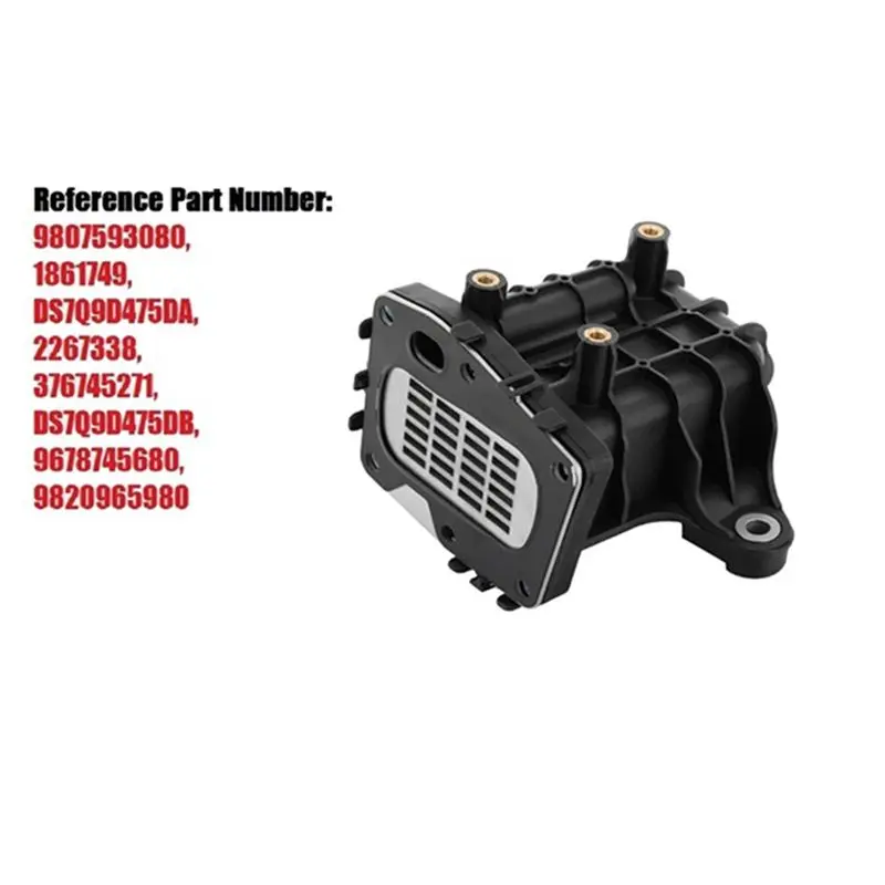 Strange 2X EGR Cooler EGR Valve 1861749 For Citroen C4 Picasso II 2.0, For Ford Focus III 9807593080 2267338 DS7Q9D475DA