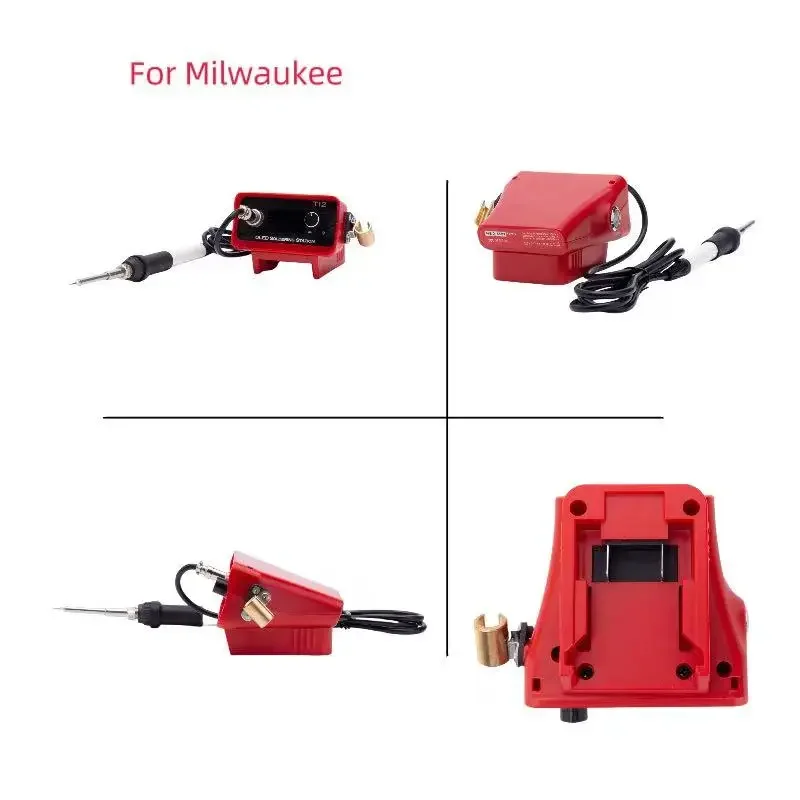 Station de soudage sans fil T12, alimentation électrique, fer à souder, kit de soudage pour Dewalt, Milwaukee, Ryobi, batterie Bosch