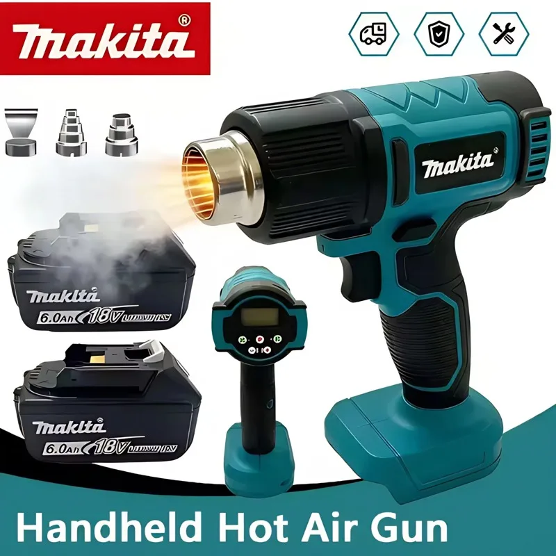 

2026 Makita DHG181Z 18V Cordless Heat Gun LXT Lithium Power Tools 150-550ºC Shrink Film Baking Gun Clear Sticker