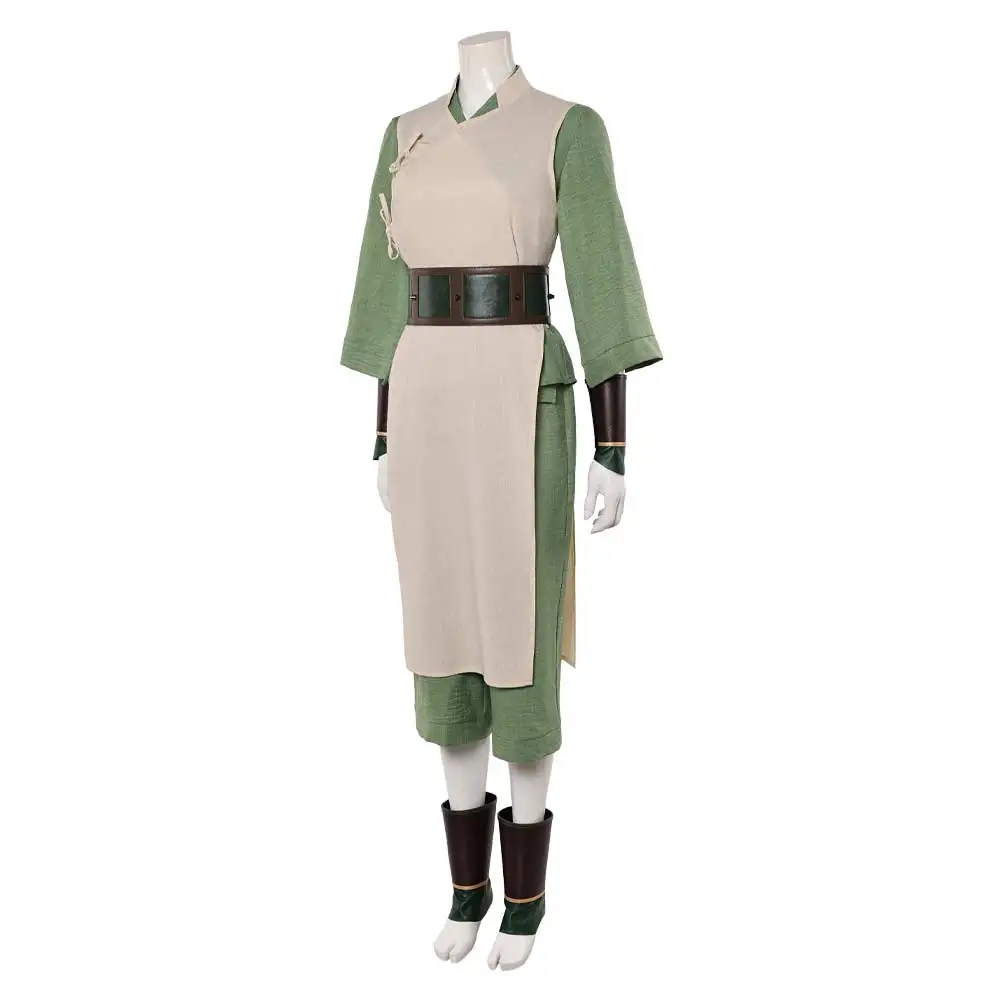 Avatar Last Airbender 2 Toph Beifong Cosplay Costume Headband for Adult Women Clothing Roleplay Outfits Halloween Carnival Suit view 2