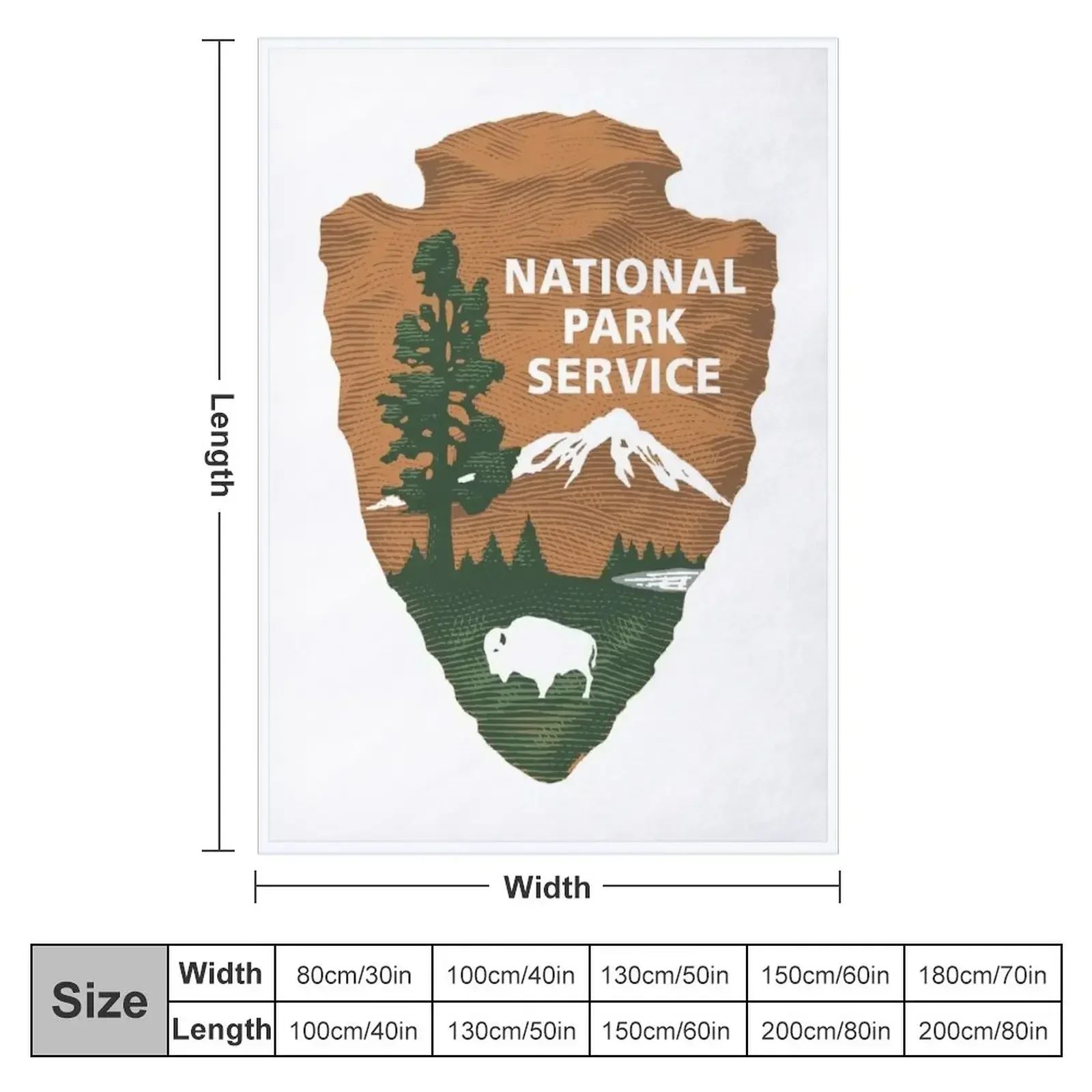 National Park Service Throw Blanket Thin blankets ands Sleeping Bag Quilt Blankets