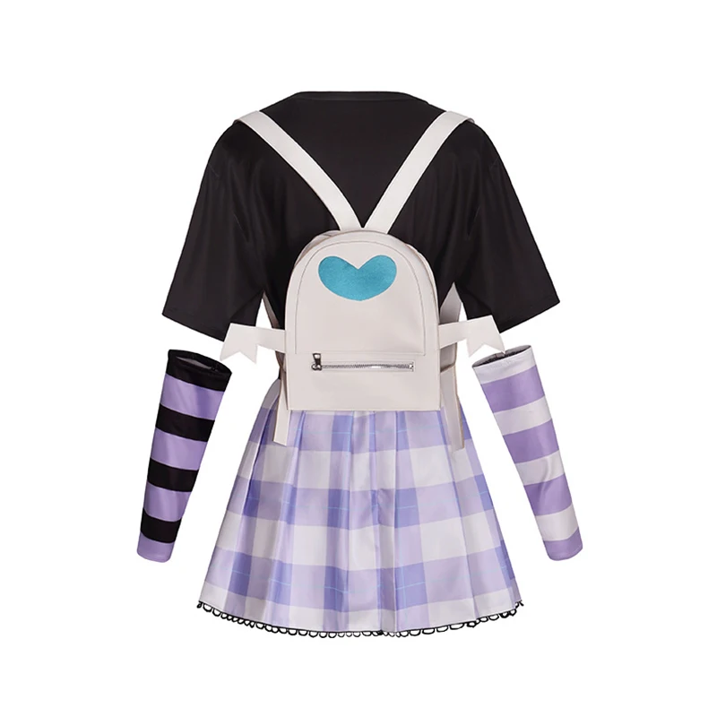 

New 2025 Anime Project Sekai Colorful Stage Cosplay Costume Girl Summer T-shirt Skirt Set Daily Casual Clothing Stage Dress Up