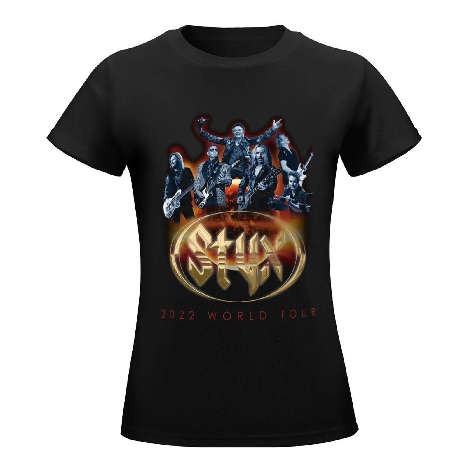 2022 World Tour STYX T-Shirt tops lady clothes funny t shirts for Women