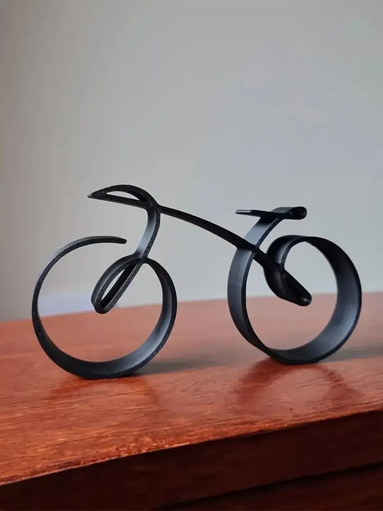 AliExpress Wire Framed Bicycle Sculpture Minimalistic Simple Style Fine Workmanship Bike Silhouette Ornament