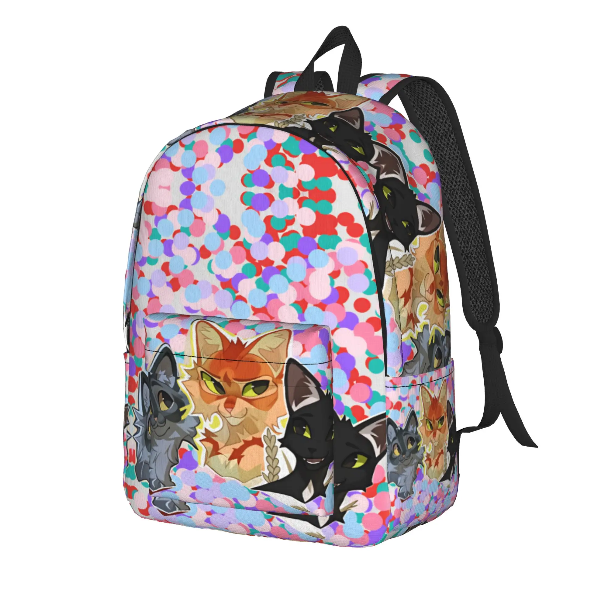 Four Warriors Warrior Backpack  Hiking Backpacks Student Unisex Streetwear School Bags Designer Big Rucksack