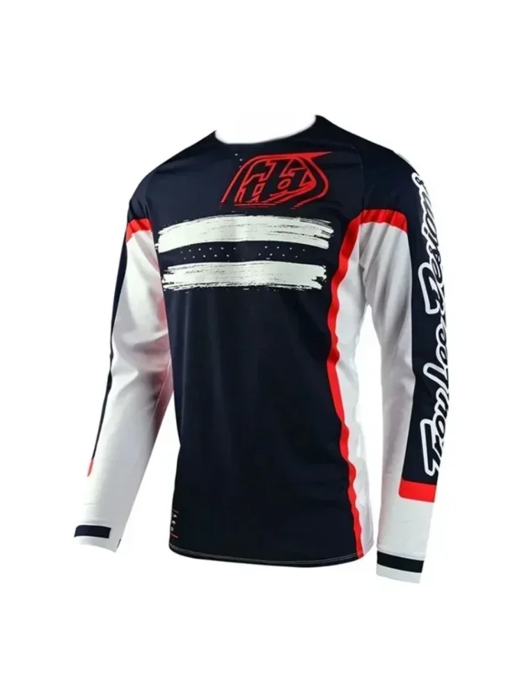 AliExpress Outdoor mountain bike long sleeved T-shirt men's and women's off-road motorcycle fashionable quick drying round neck T-shirt