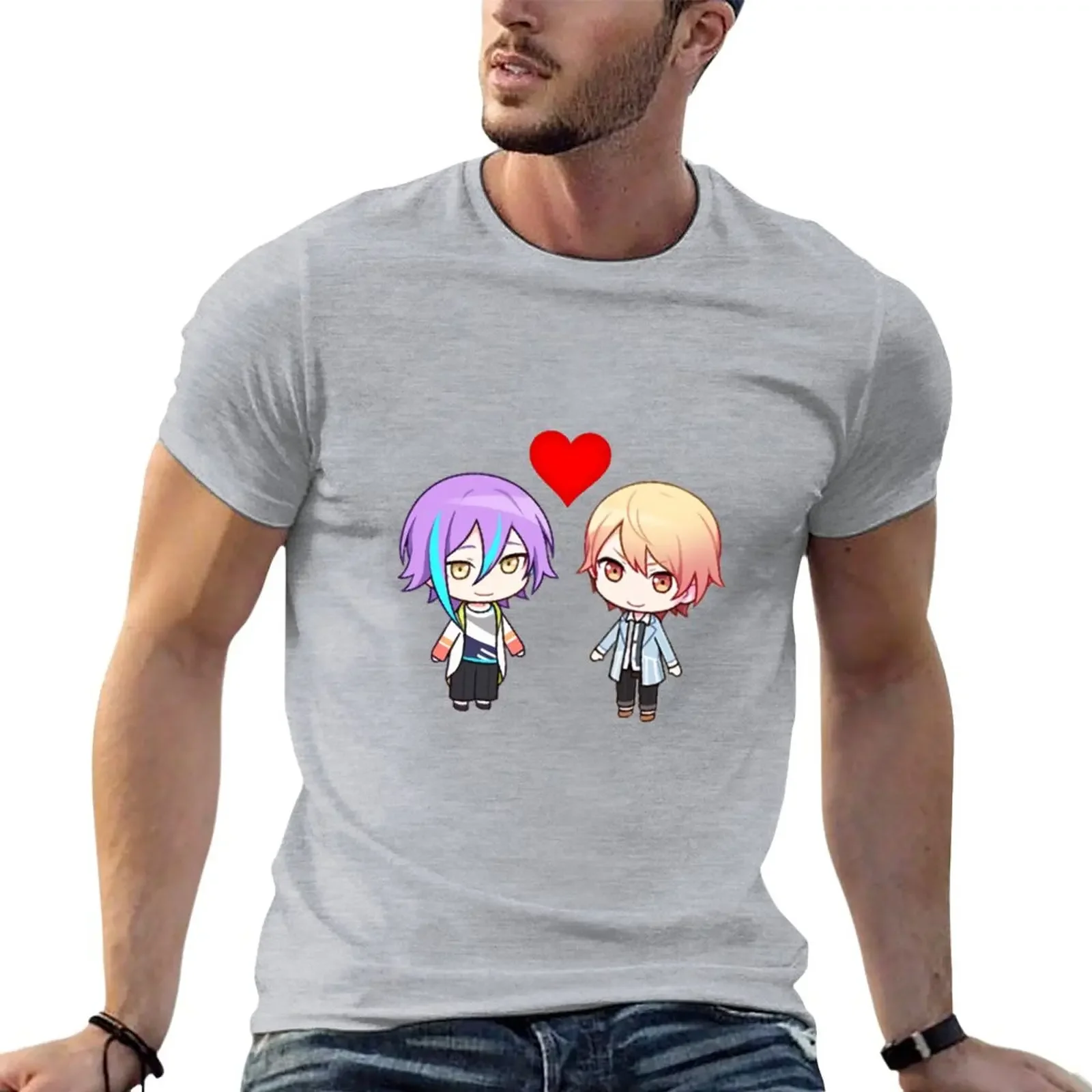 New rui kamishiro tenma tsukasa in love project sekai ruikasa T-Shirt man clothes funny t shirts mens workout shirts style tops