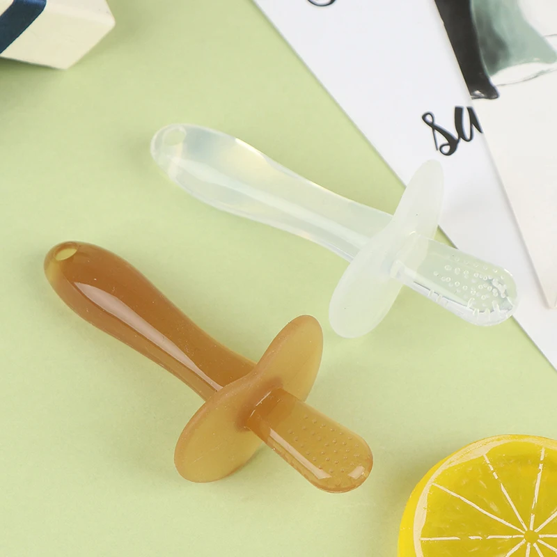 عصا عضاضة من السيليكون للأطفال، عصا تسنين من السيليكون آمنة بيئيًا #4