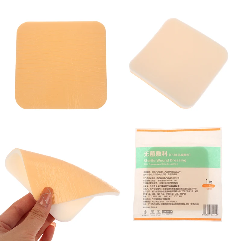 

1PC 10x10cm Hydrocolloid Adhesive Dressing Wound Dressing Sterile Bedsore Healing Pad Patch Wound Care Dressing Wound Patch
