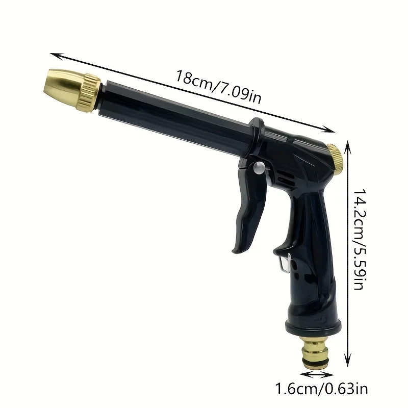 High Pressure Water Gun Cleaning Garden Watering Hose Nozzle Watering Cart Cleaning Car Washing Tool kit Car Washing Gun