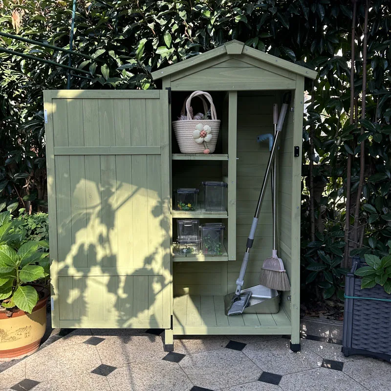 

Furniture for small-sized apartments outdoor locker garden storage courtyard locker home gardening simple