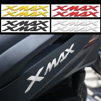 2 Stücke 3D Harz Gel Emblem Aufkleber Für Kotflügel Kraftstofftank Logo Aufkleber Für Yamaha X-MAX XMAX 125 250 300 400 Motorrad Dekoration