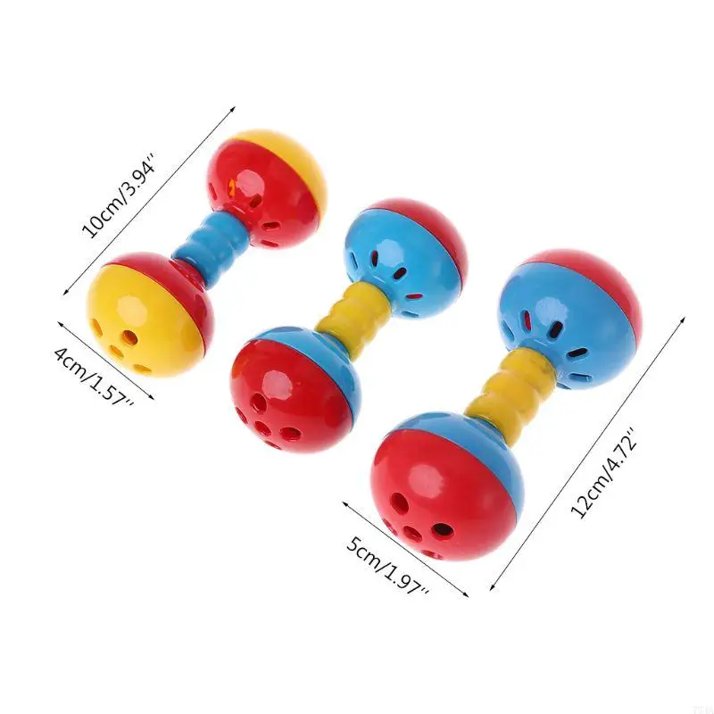 77ja Pet Parrot Toy Interactive Clorful Ball с колокольчиками для маленьких средних птиц