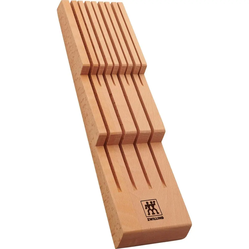 

Деревянный органайзер для кухонных ножей на 8 лезвий, коричневый