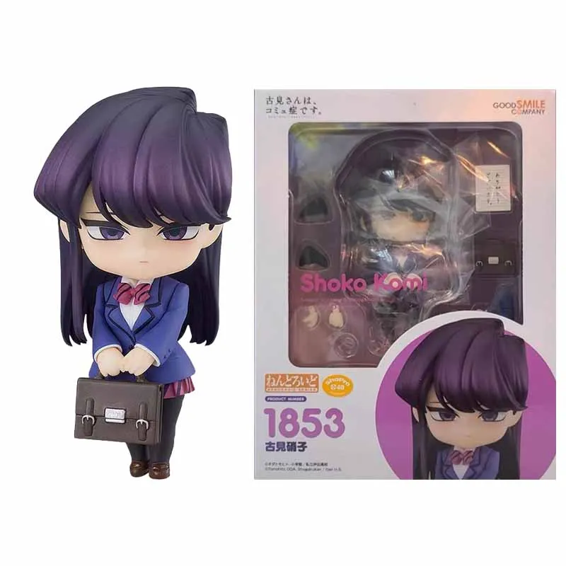 Good Smile Genuine Nendoroid Komi Can't Communicate Shoko Komi 1853 2451 Anime Action Figures Toys For Boys Girls Gift Model