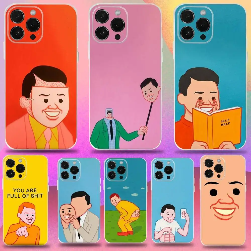 

Art Joan C-Cornella Funny Phone Case For iPhone 16,15,14,13,12,11 Pro,Max,Plus,X,XS,XR,SE,Mini Transparent Silicone Soft