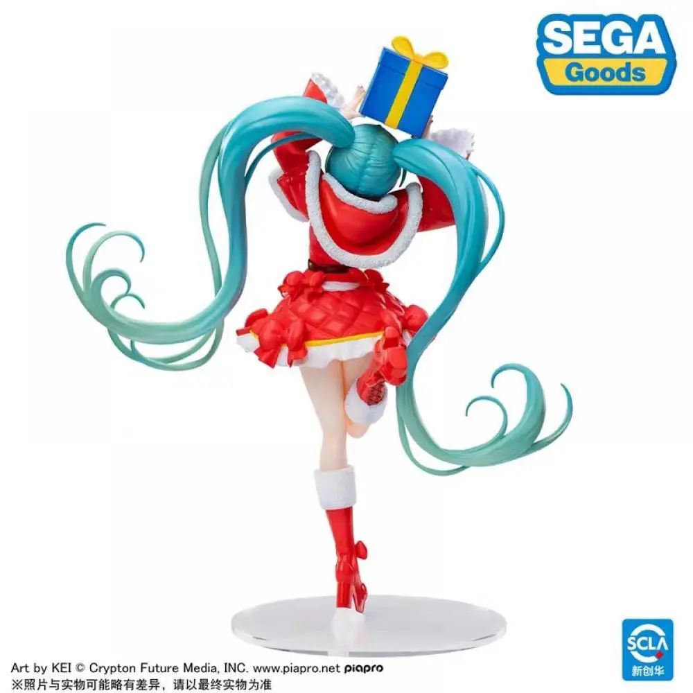 SEGA Original  Luminasta Hatsune Miku Christmas 2024 Anime Action Figure Toys For Boys Girls Kids Children Birthday Gifts Model