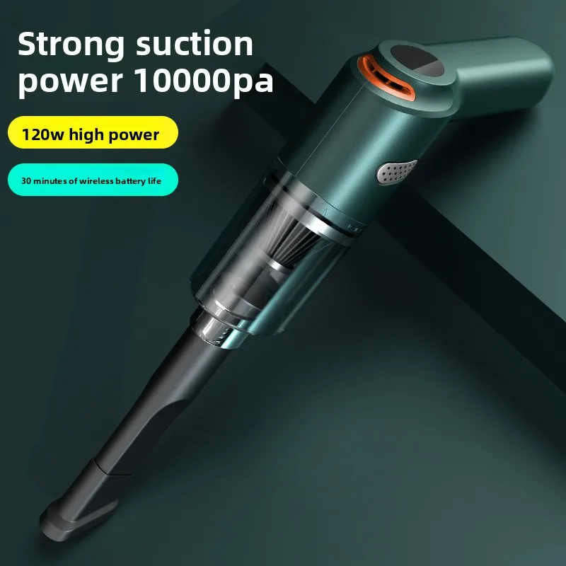 

Mini Handheld Car Vacuum Cleaner Wireless Charging High Suction High Power For Car Home