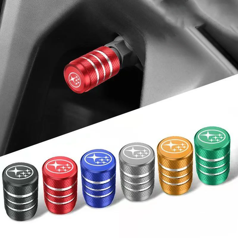 

Subaru special car tire aluminum valve cap Forester Outback Lion modified wheel protection cover