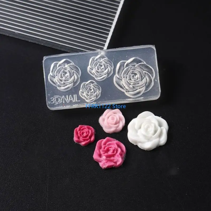 Y1UF Stampi in silicone per art a fiori Stampi per fiori Stampi per fiori plumeria Decorazioni per art Stampi per