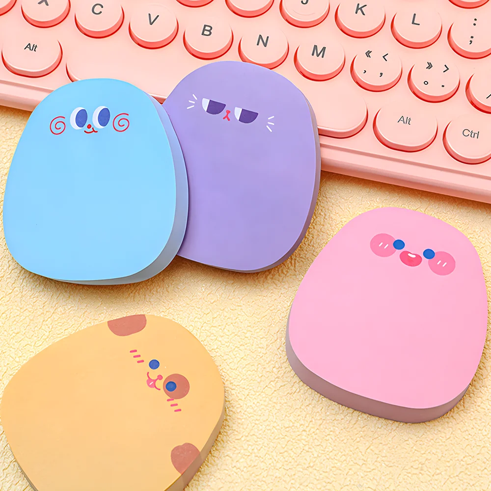 

Funny Self-adhesive Cute Kawaii Sticky Notes Memo Pad School Post Notepad Journal Stationery Planner Agenda Index Tabs Checklist