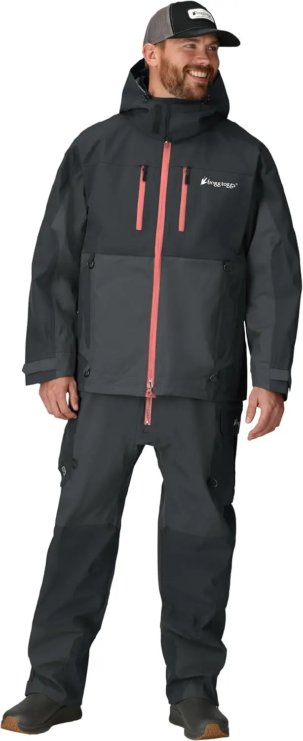 

Men's Waterproof Breathable Rain Jacket with 3-Layer Protection for Outdoor Activities