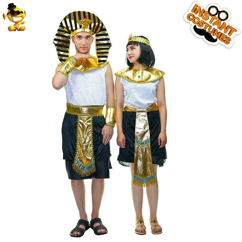 

Костюм на Хэллоуин, египетский король, маскарадная одежда, мужской костюм для косплея, сценический костюм, маскирующий мяч, материал из искусственной кожи