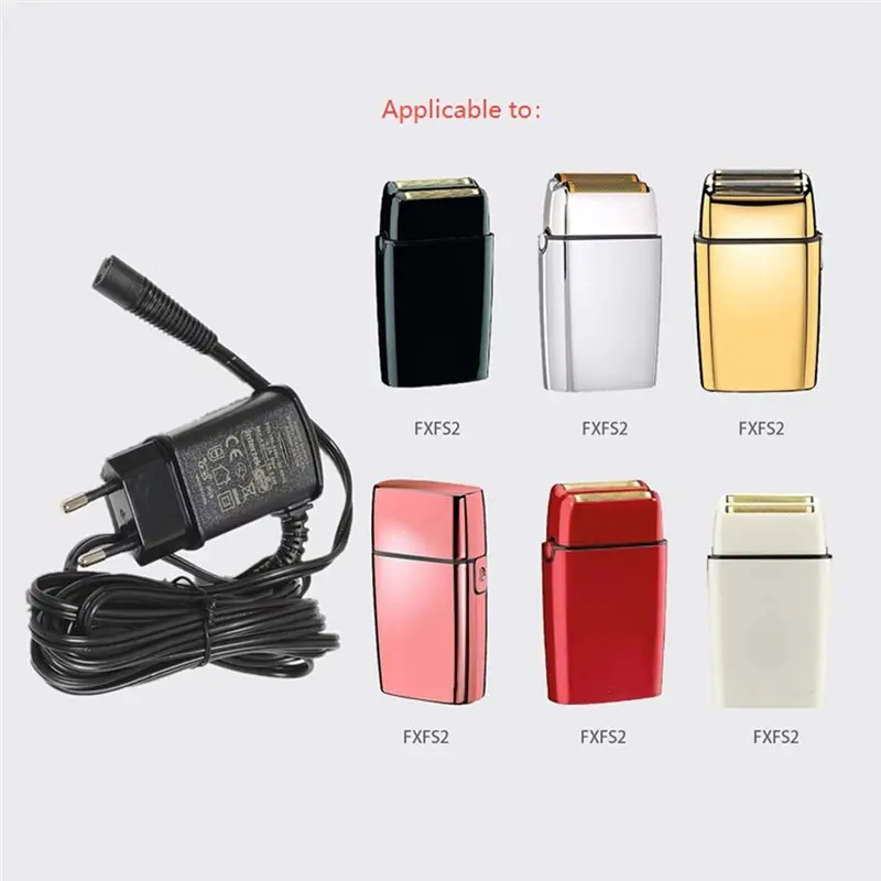 LITE-For Babylisspro FX02 Electric Shaver Adapter Spare Parts Accessory Cleaner Portable Design EU Plug