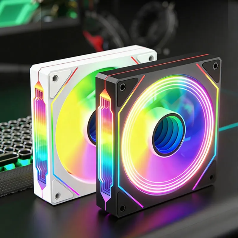 

Prism 4Pro 4th generation upgraded 4MAX sea view room chassis 12CM cooling fan, divine light synchronous ARGB mute