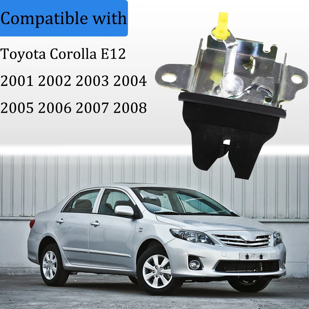 Tailgate Boot Lock Car Rear Door Tailgate Rear Trunk Lock For Toyota Corolla E12 2001-2008 Boot Lid Lock 6461002050 64610-02050