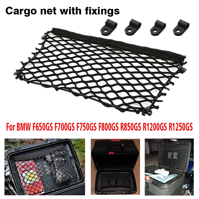 

Luggage Storage Organizer Cargo Mesh Net For Vario Case Panniers For BMW F650GS F700GS F750GS F800GS R850GS R1200GS R1250GS