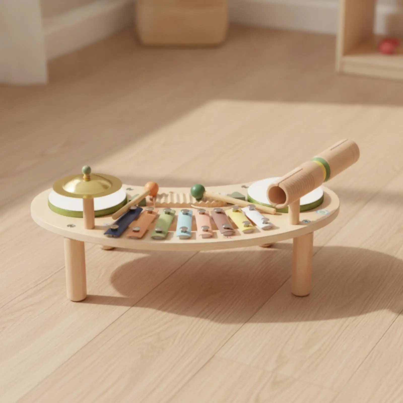 Children's Music Activity Table Early-Learning Instrument Child-Centered