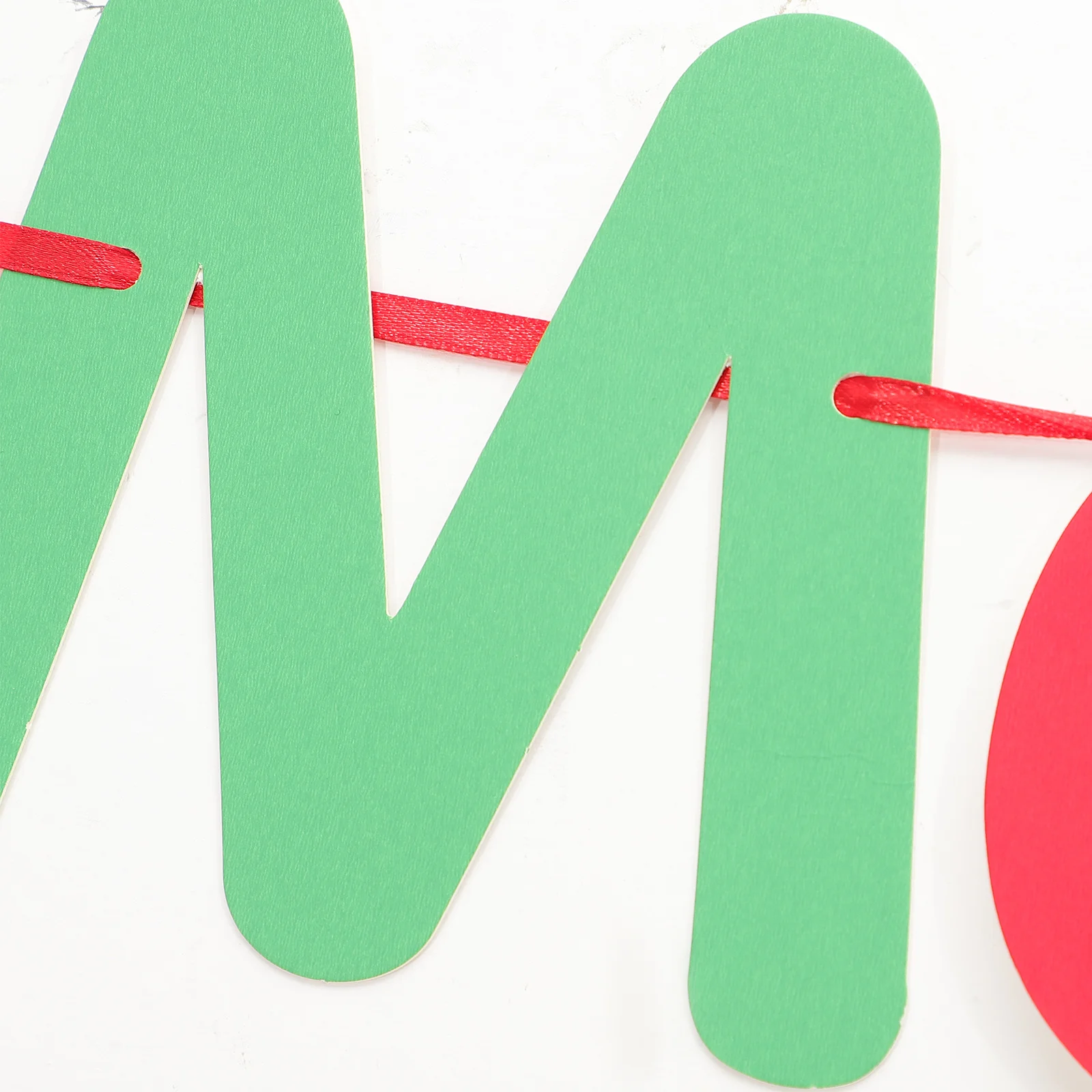 

3 Meters Merry Christmas Letter Garland Bunting Banner Flags Red Green Xmas Tree Pendants Wall Door Hanging Decoration Ornaments