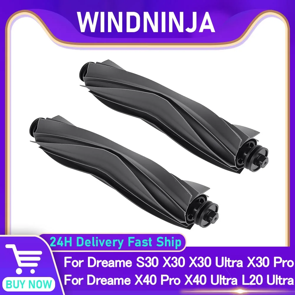 Brosse à rouleau principal pour aspirateur Dreame L10s Pro Ultra L10s Ultra S30 X30 X30 Pro X40 Pro X40 Ultra L10s Pro L20 Ultra S10 Pro