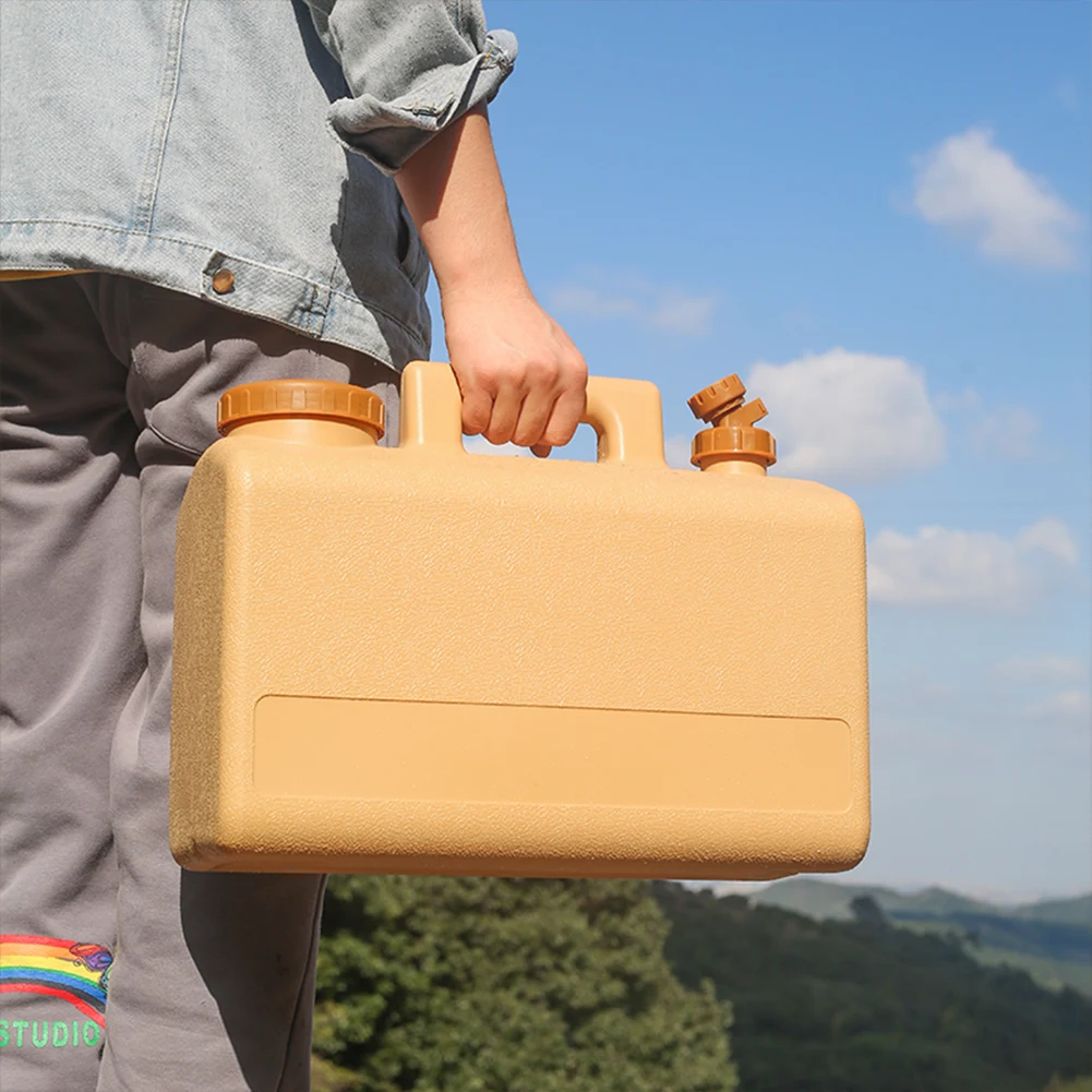 حاوية تخزين المياه سعة 20 لتر مع صنبور دلو مياه الشرب سعة كبيرة حاوية المياه إبريق للتخييم في السيارة #2