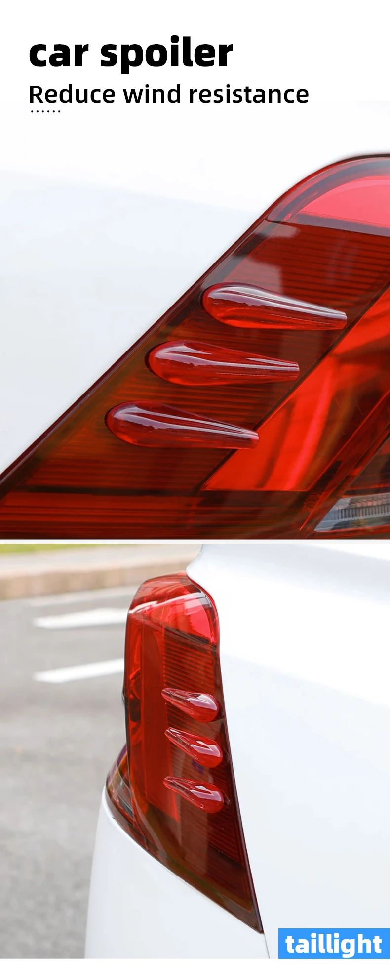 6 Stück Windschutzstreifen für Autos, Stoßschutzstreifen für die Karosserie, Zierleisten, zur Reduzierung von Windgeräuschen und zur Geräuschdämmung. – Detail 1