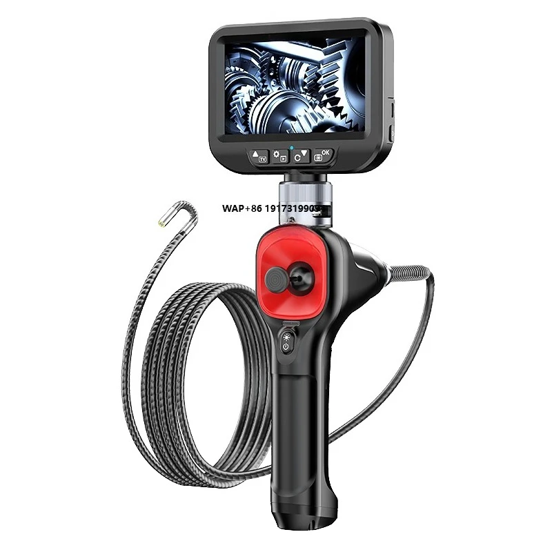 4 Way 6.2mm Lens 1080P Automotive Borescope 4.3