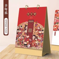 2025 Chinese Snake Year Calendar New Year Monthly Schedule Planner Free Standing Tabletop Calendar for Home Office Decor