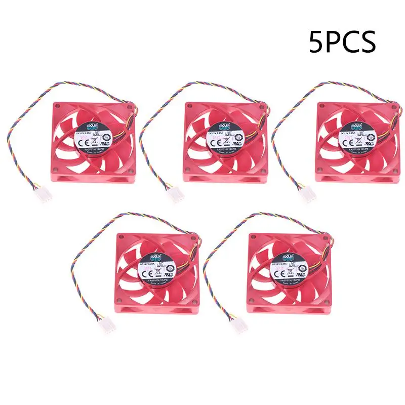

DC12V AMD CPU Cooling Fan Original Cooler Master 7015 70*70*15MM 70MM Cooling Fan FA07015L12LPB 4PIN PWM1000-3400RPM DC12V 0.25A